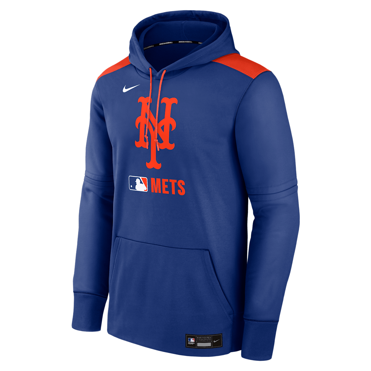New York Mets Authentic Collection New York Mets Authentic Collection Men's Nike Therma MLB Pullover Hoodie