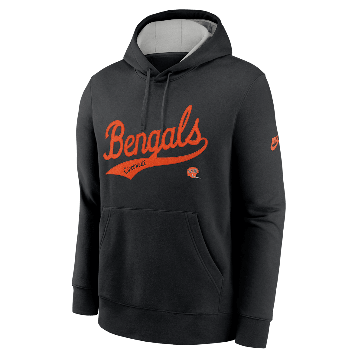 Cincinnati Bengals Rewind Club Logo Cincinnati Bengals Rewind Club Logo Men's Nike NFL Pullover Hoodie