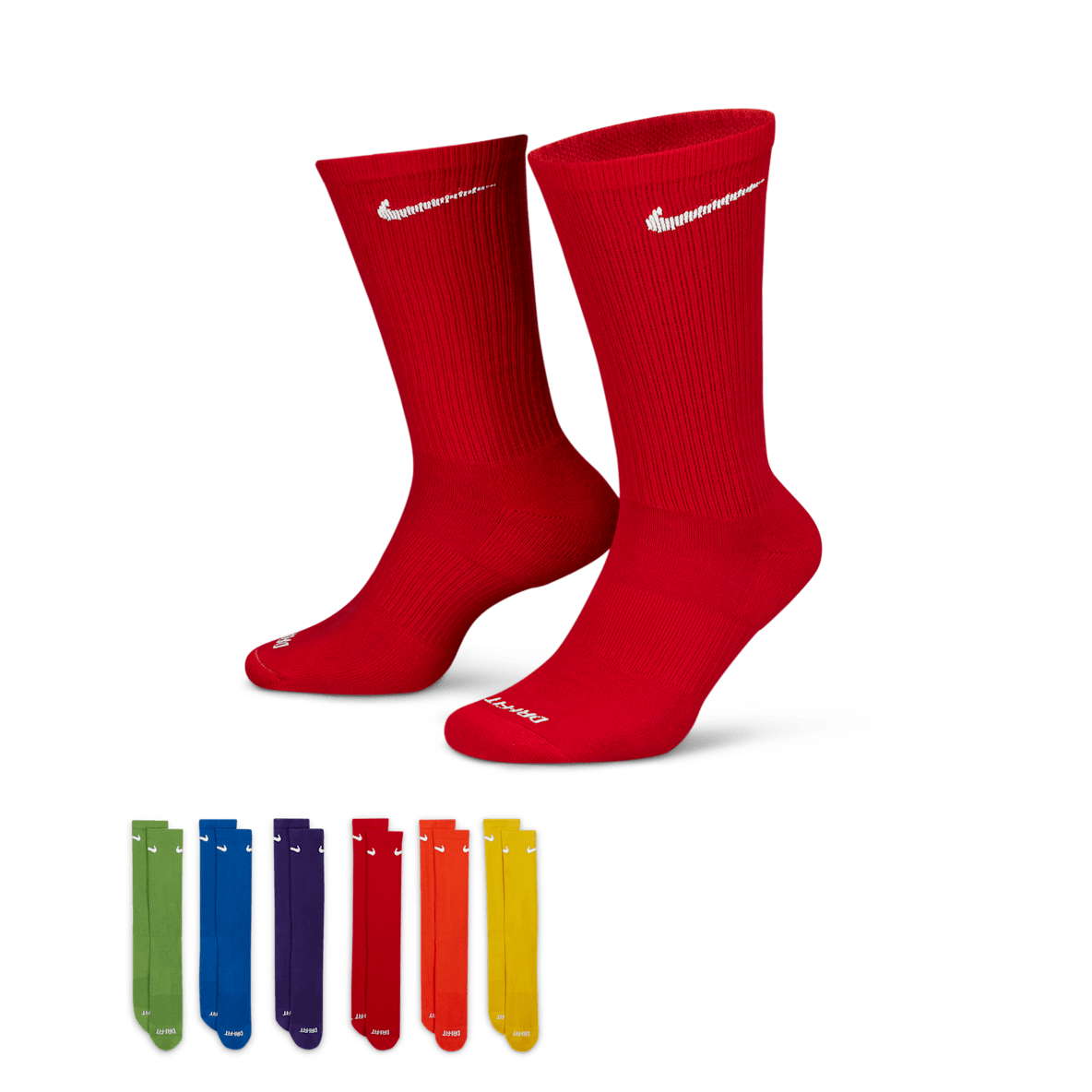 Nike Everyday Plus párnázott Nike Everyday Plus párnázott Magasszárú edzőzokni (6 pár)