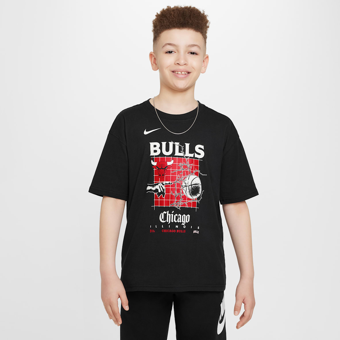 Chicago Bulls Courtside Chicago Bulls Courtside Tričko Nike NBA Max90 pro chlapce
