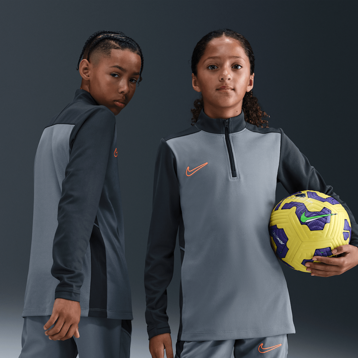 Nike Academy Nike Academy Big Kids' Dri-FIT Long-Sleeve 1/4-Zip Soccer Drill Top