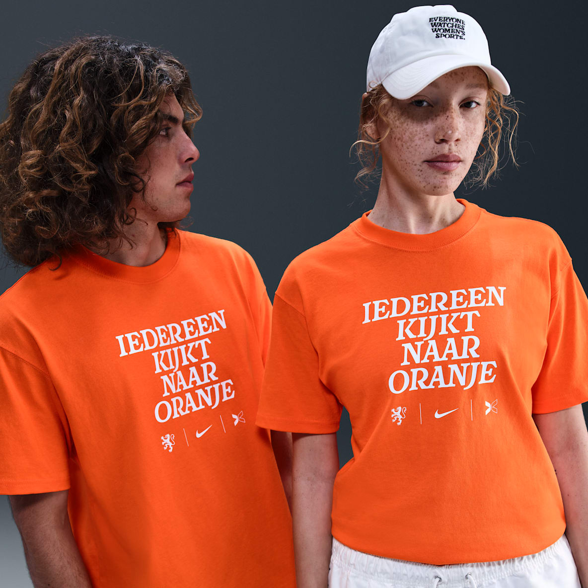 Everyone Watches Women's Sports™ "Netherlands" Everyone Watches Women's Sports™ "Netherlands" Nike by TOGETHXR Soccer T-Shirt