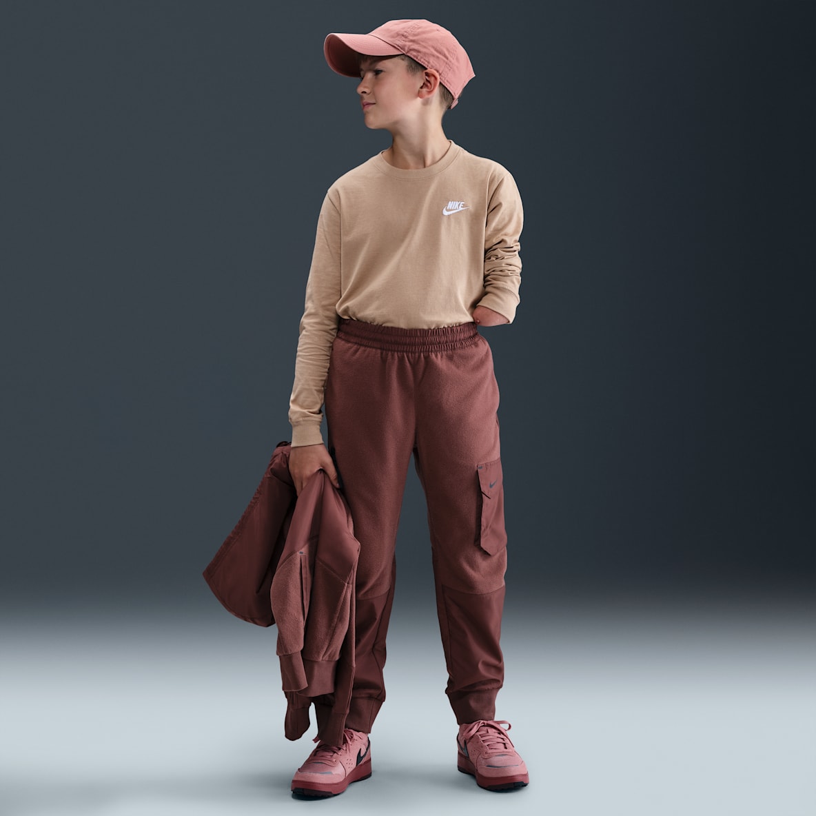 Nike Sportswear City Utility EasyOn Nike Sportswear City Utility EasyOn Pants Therma-FIT acondicionados para el invierno para niños talla grande