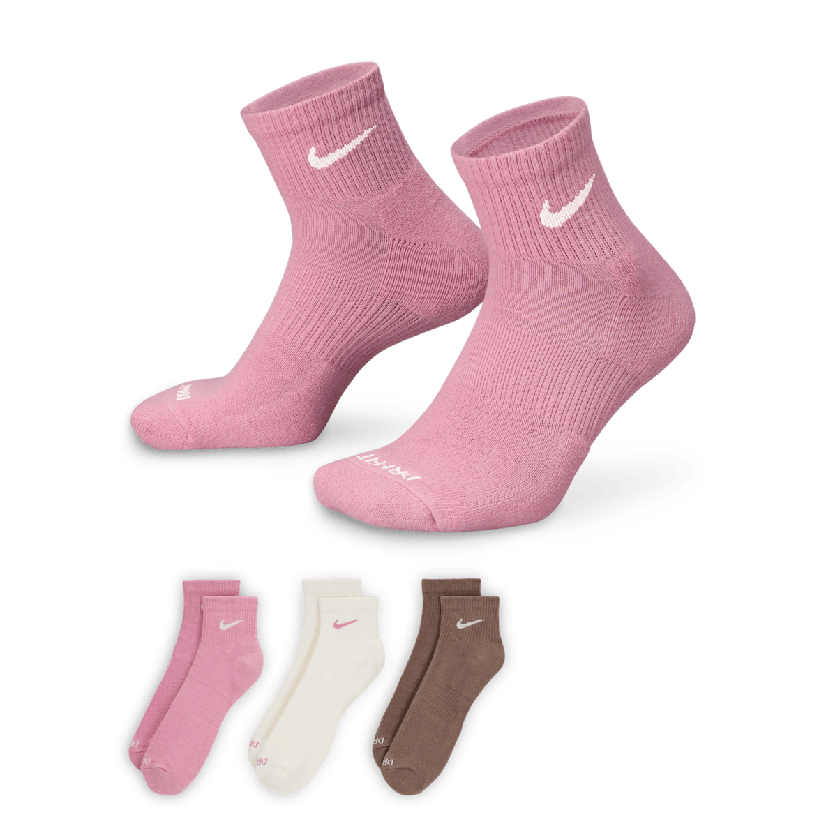 Nike Everyday Plus Cushioned Training Ankle Socks (3 Pairs)