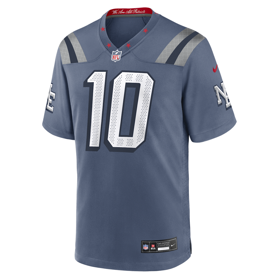 Drake Maye New England Patriots Rivalries Collection Drake Maye New England Patriots Rivalries Collection Men’s Nike NFL Game Jersey