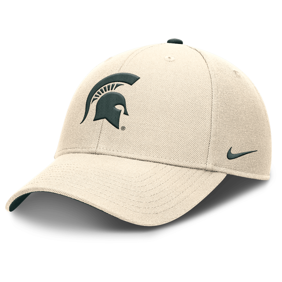 Michigan State Primetime Rise Michigan State Primetime Rise Gorra de rejilla universitaria Nike Dri-FIT ajustable para hombre