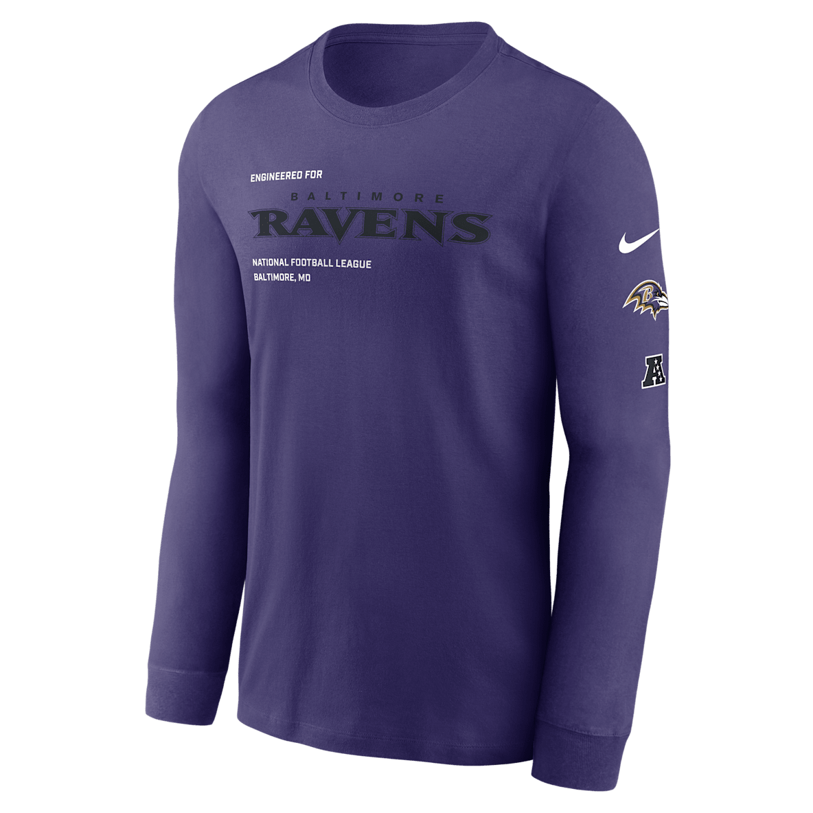 Baltimore Ravens Play To Win Essential Baltimore Ravens Play To Win Essential Men's Nike NFL Long-Sleeve T-Shirt