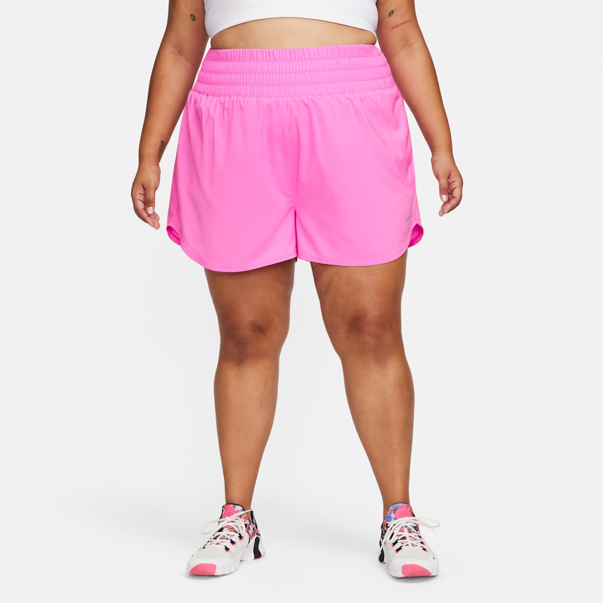 Nike Dri-FIT One Nike Dri-FIT One Women's Ultra High-Waisted 3" Brief-Lined Shorts (Plus Size)