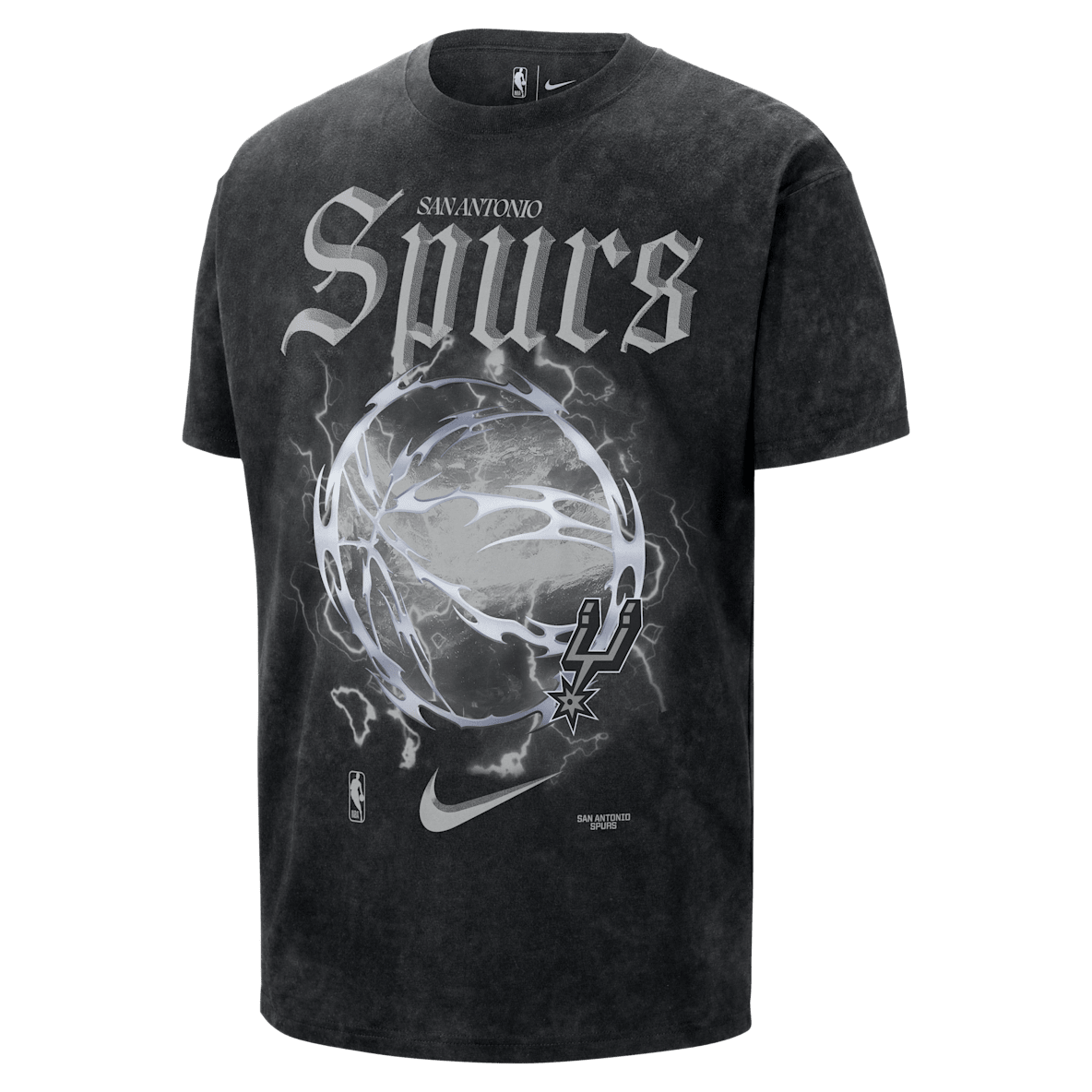 San Antonio Spurs Courtside "Halloween" San Antonio Spurs Courtside "Halloween" Nike NBA Max90-T-Shirt für Herren