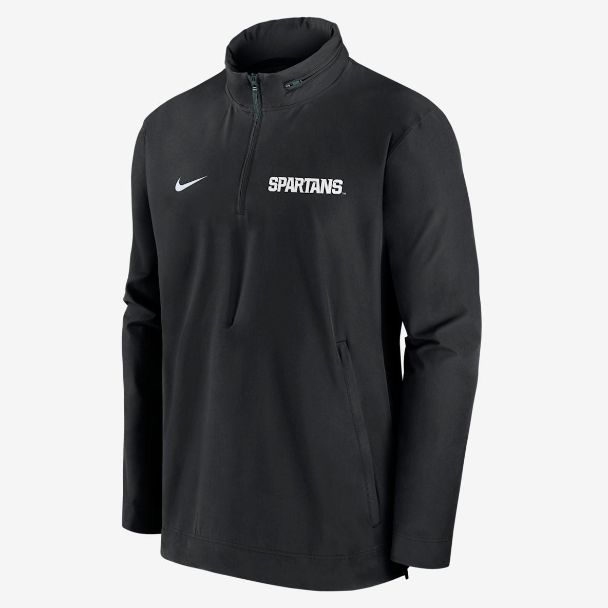 Michigan State Spartans Sideline Coach Michigan State Spartans Sideline Coach Men's Nike College 1/2-Zip Hooded Jacket
