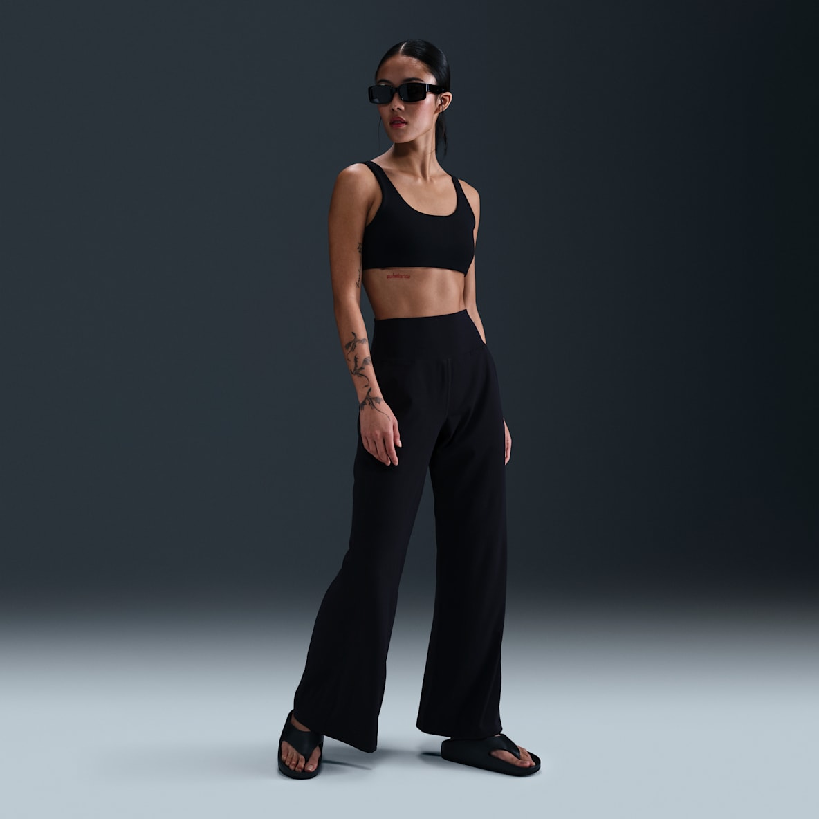 Nike Zenvy Women's Dri-FIT High-Waisted Wide-Leg Trousers