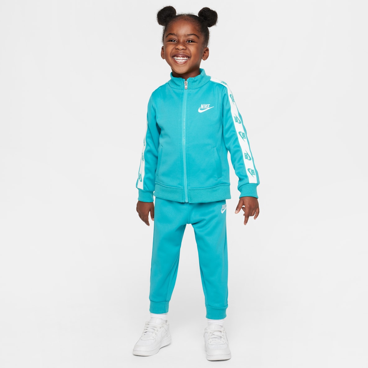 Nike Dri-FIT Nike Dri-FIT Conjunto de dos piezas de cierre completo y cinta con logotipos infantil