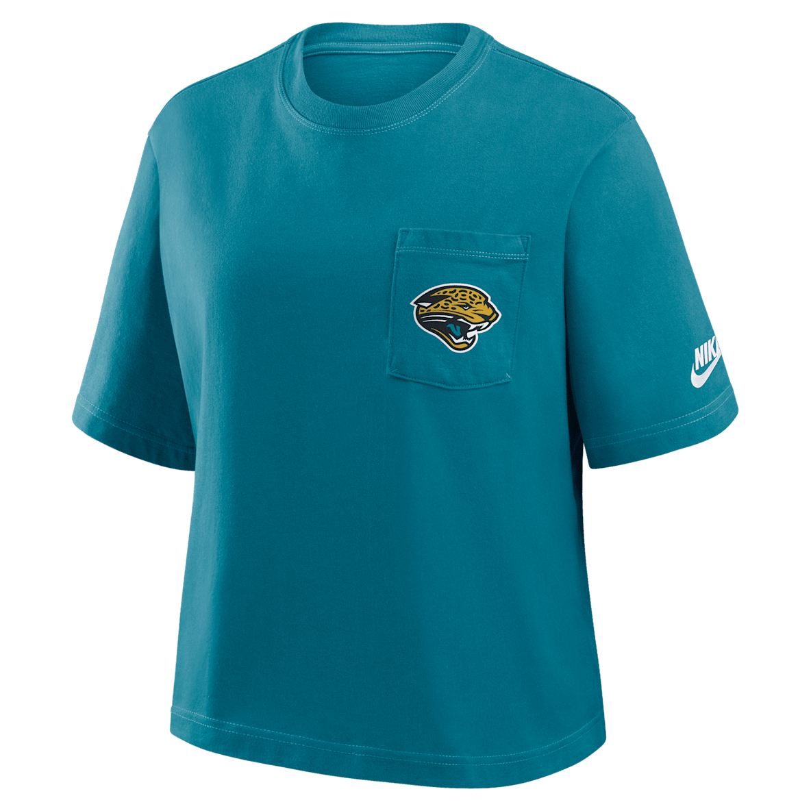 Jacksonville Jaguars Rewind Pocket Boxy Jacksonville Jaguars Rewind Pocket Boxy Women's Nike NFL T-Shirt