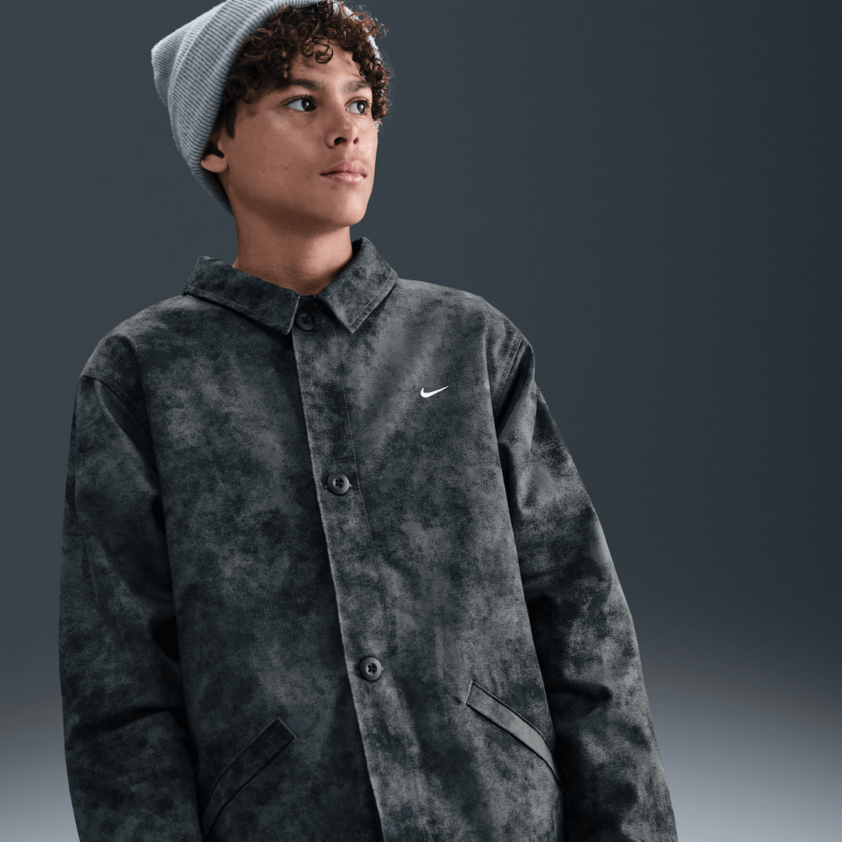 Nike Sportswear Metro Ground Nike Sportswear Metro Ground Düğmeli Genç Çocuk (Erkek) Üstü