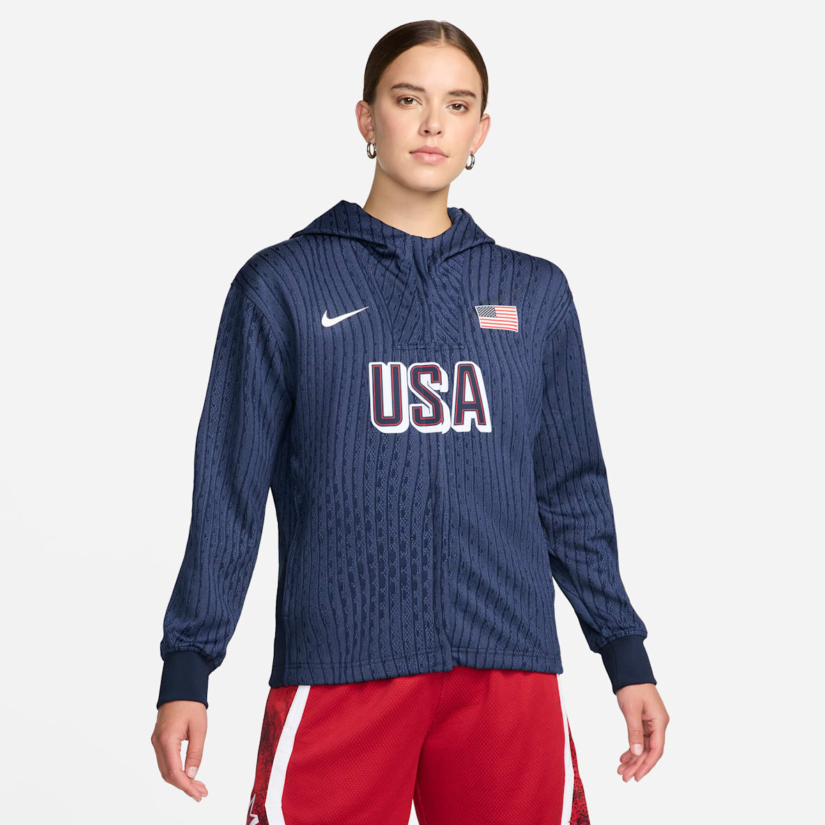 USA Chamarra de básquetbol Nike Dri-FIT ADV Game para mujer