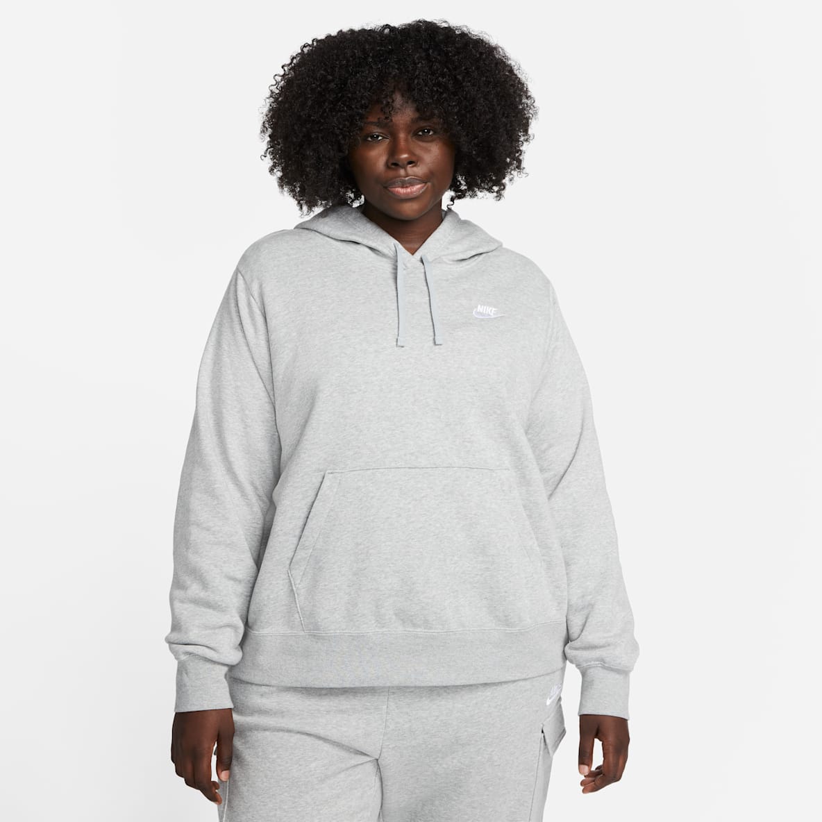 Nike Sportswear Club Fleece Nike Sportswear Club Fleece Women's Pullover Hoodie (Plus Size)
