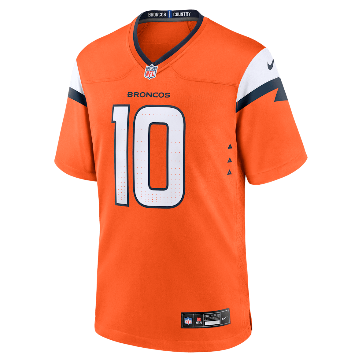 Bo Nix Denver Broncos Bo Nix Denver Broncos Men's Nike NFL Game Football Jersey