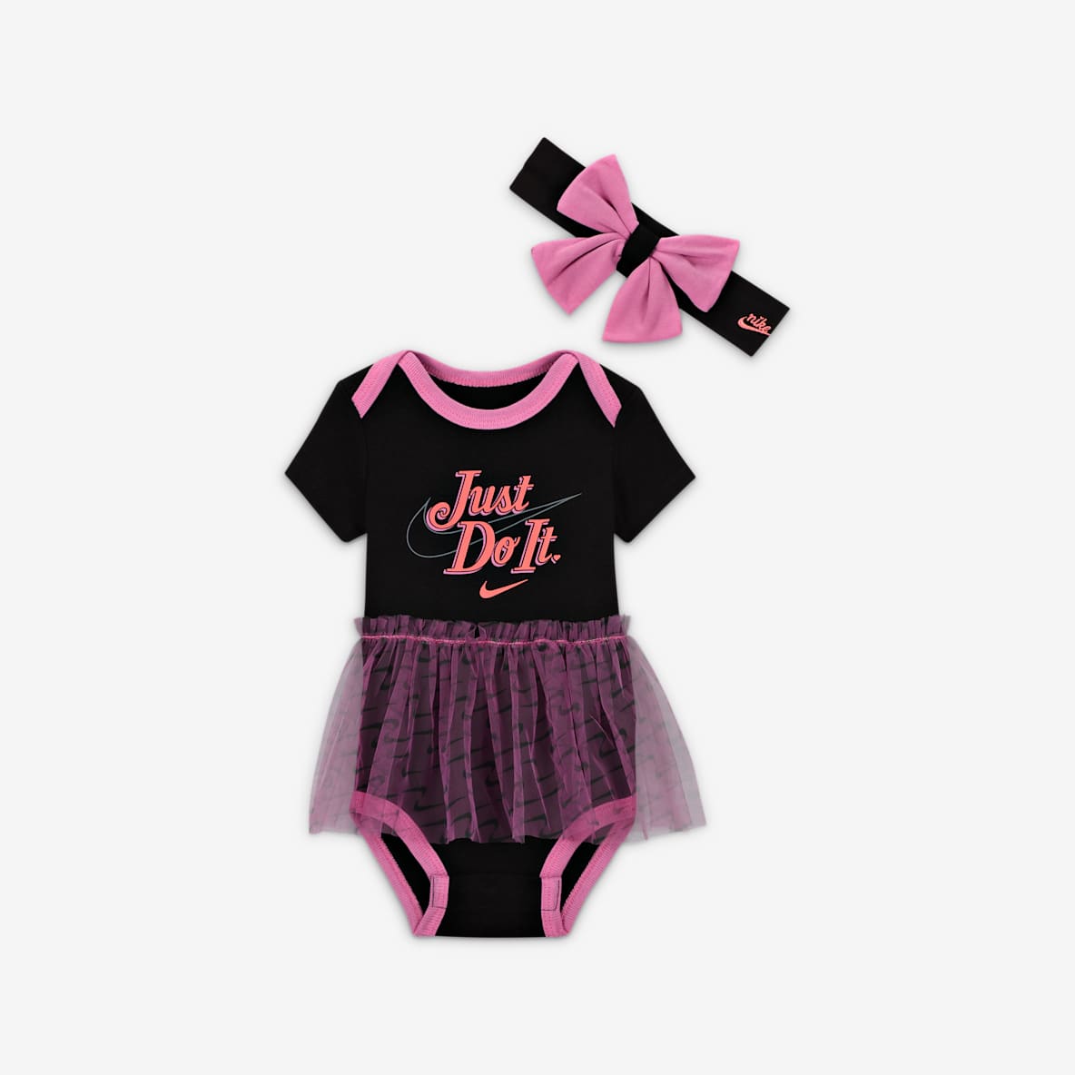 Nike Swooshfetti Nike Swooshfetti Baby (0–9M) 2-Piece Tutu Bodysuit Boxed Set