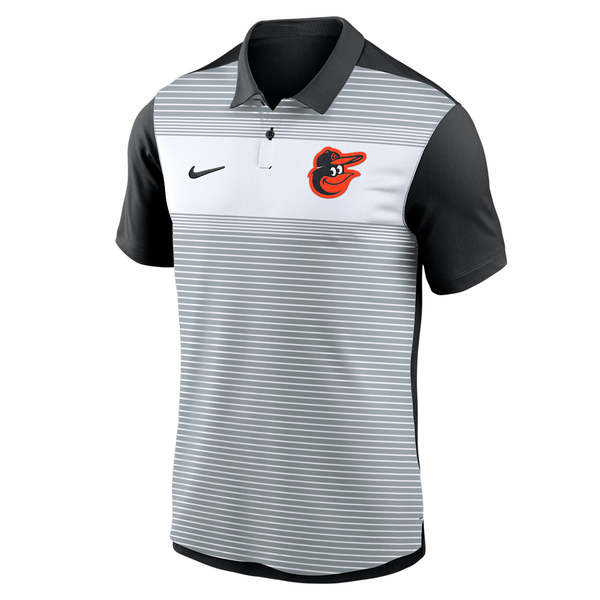 Baltimore Orioles Striped Vapor Polo Baltimore Orioles Striped Vapor Polo Men's Nike Dri-FIT MLB Polo