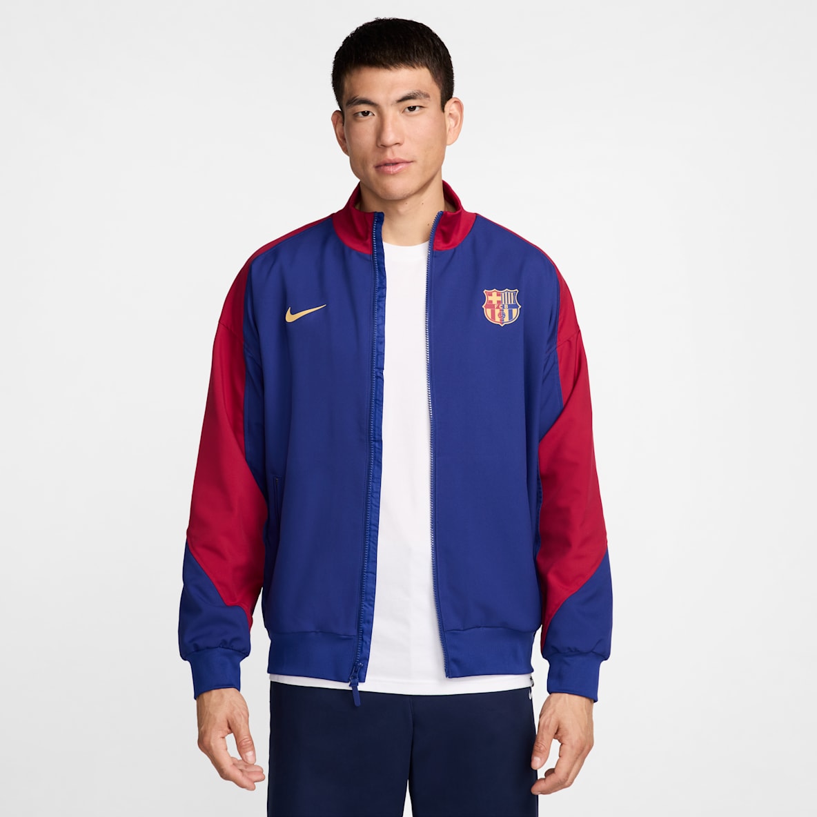FC Barcelona Strike (hjemmedrakt) Nike Dri-FIT fotballjakke til herre
