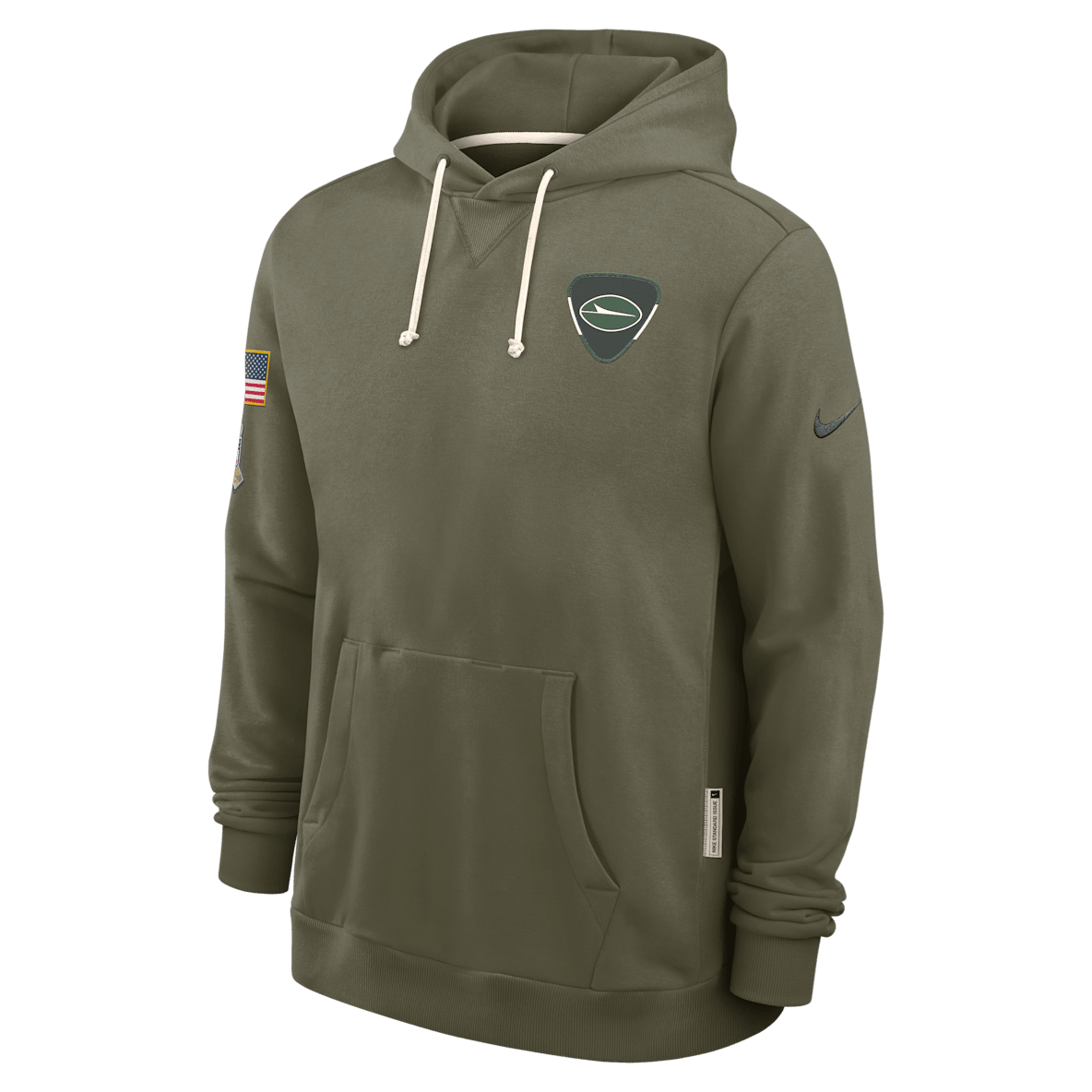 New York Jets Salute to Service Sideline Dominant Force New York Jets Salute to Service Sideline Dominant Force Men's Nike Dri-FIT NFL Pullover Hoodie