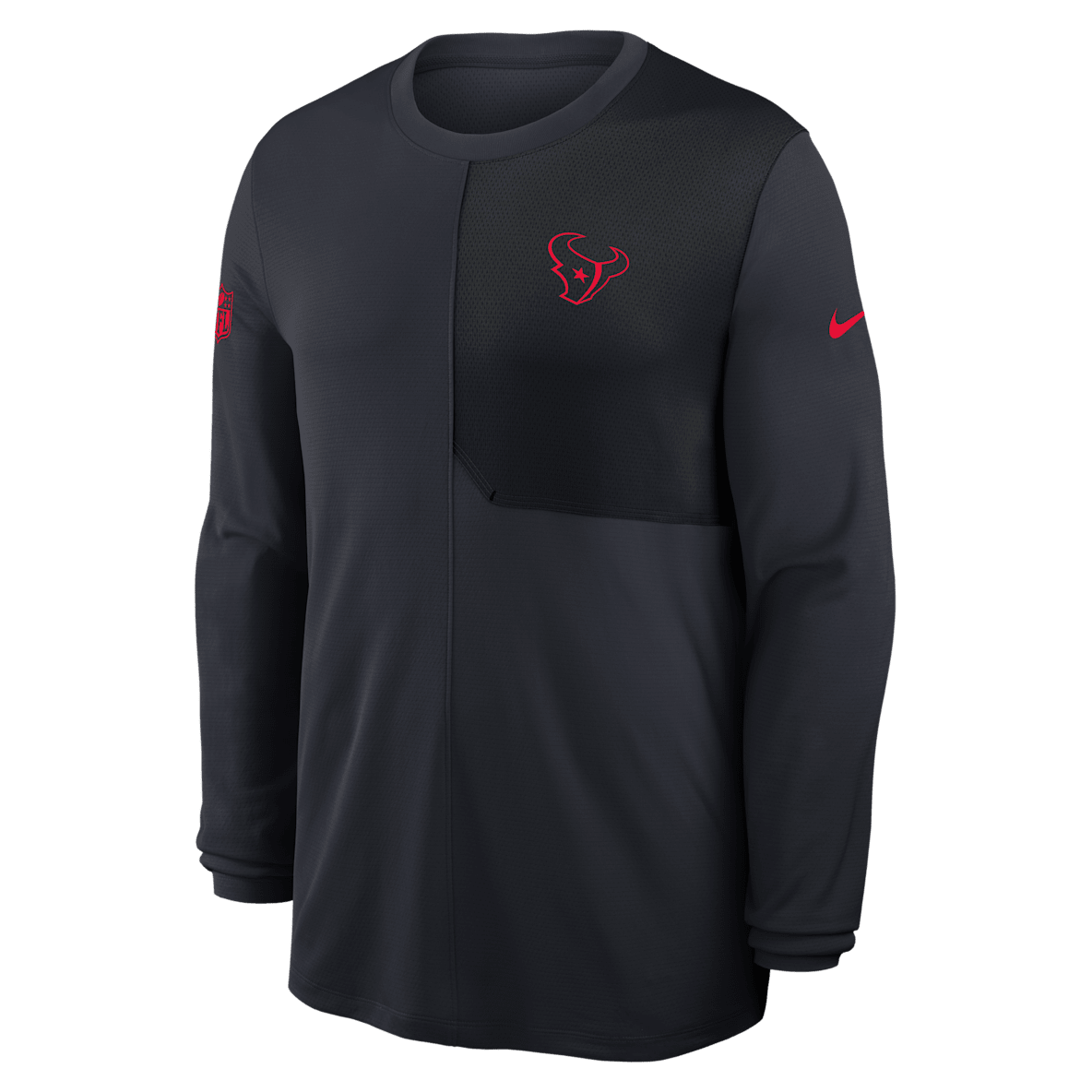 Houston Texans Sideline Coach Houston Texans Sideline Coach Men's Nike Dri-FIT NFL Long-Sleeve Top