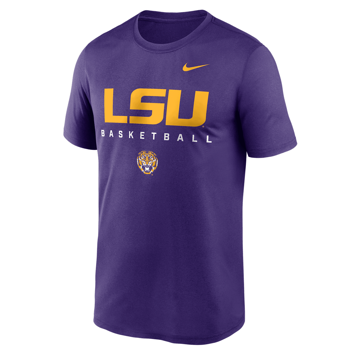 LSU Courtside Basketball Legend Men's Nike Dri-FIT College T-Shirt