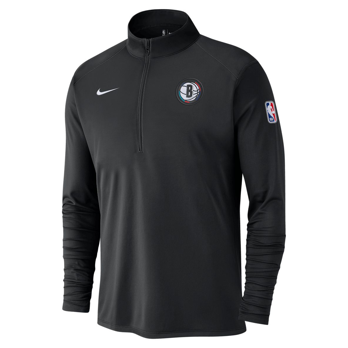 Brooklyn Nets City Edition Brooklyn Nets City Edition Men's Nike Dri-FIT NBA 1/2-Zip Long-Sleeve Top