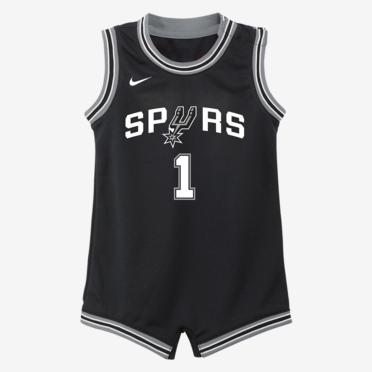 San Antonio Spurs Victor Wembanyama Icon Edition San Antonio Spurs Victor Wembanyama Icon Edition Baby Nike NBA Bodysuit