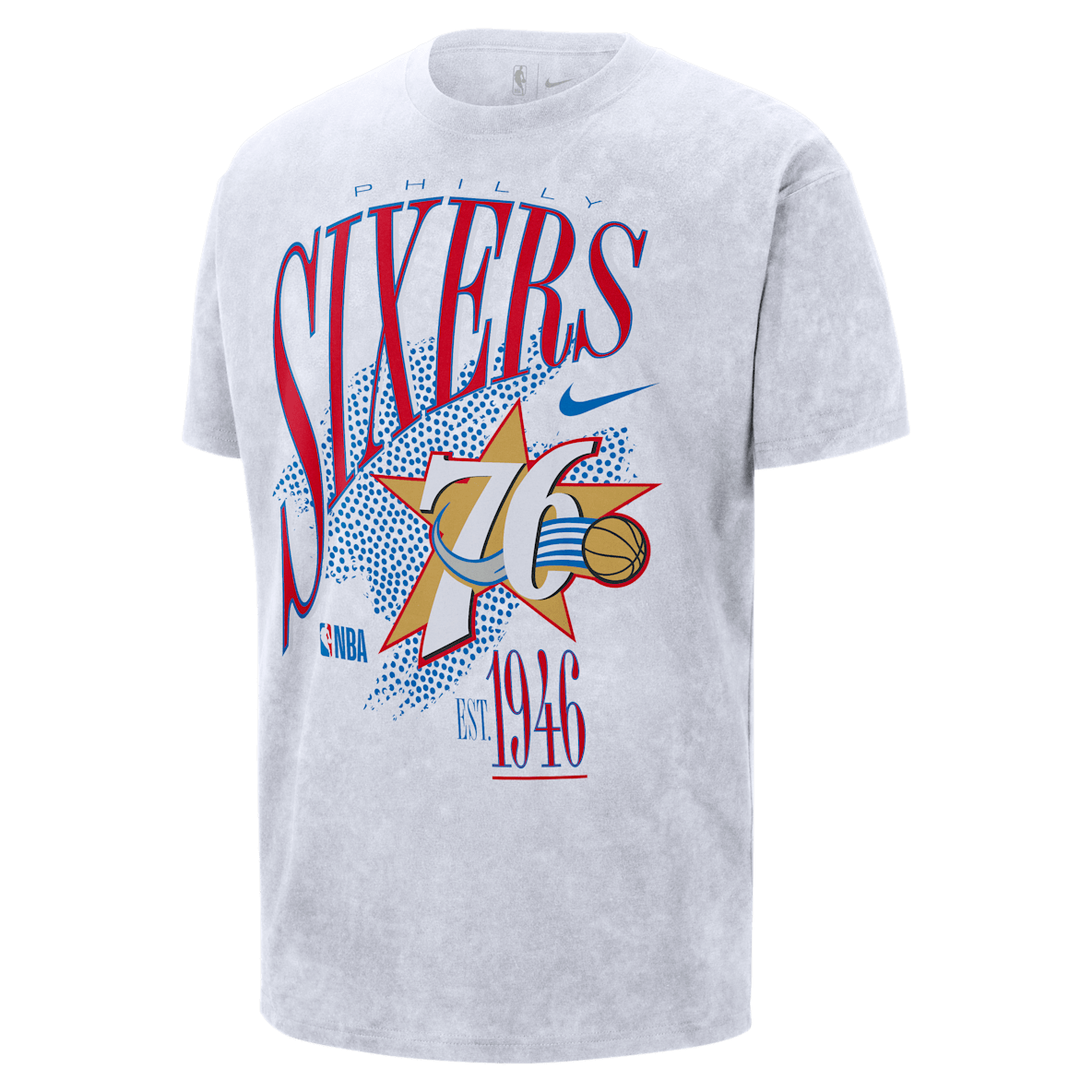 Philadelphia 76ers Hardwood Classics Nike NBA-T-Shirt (Herren)