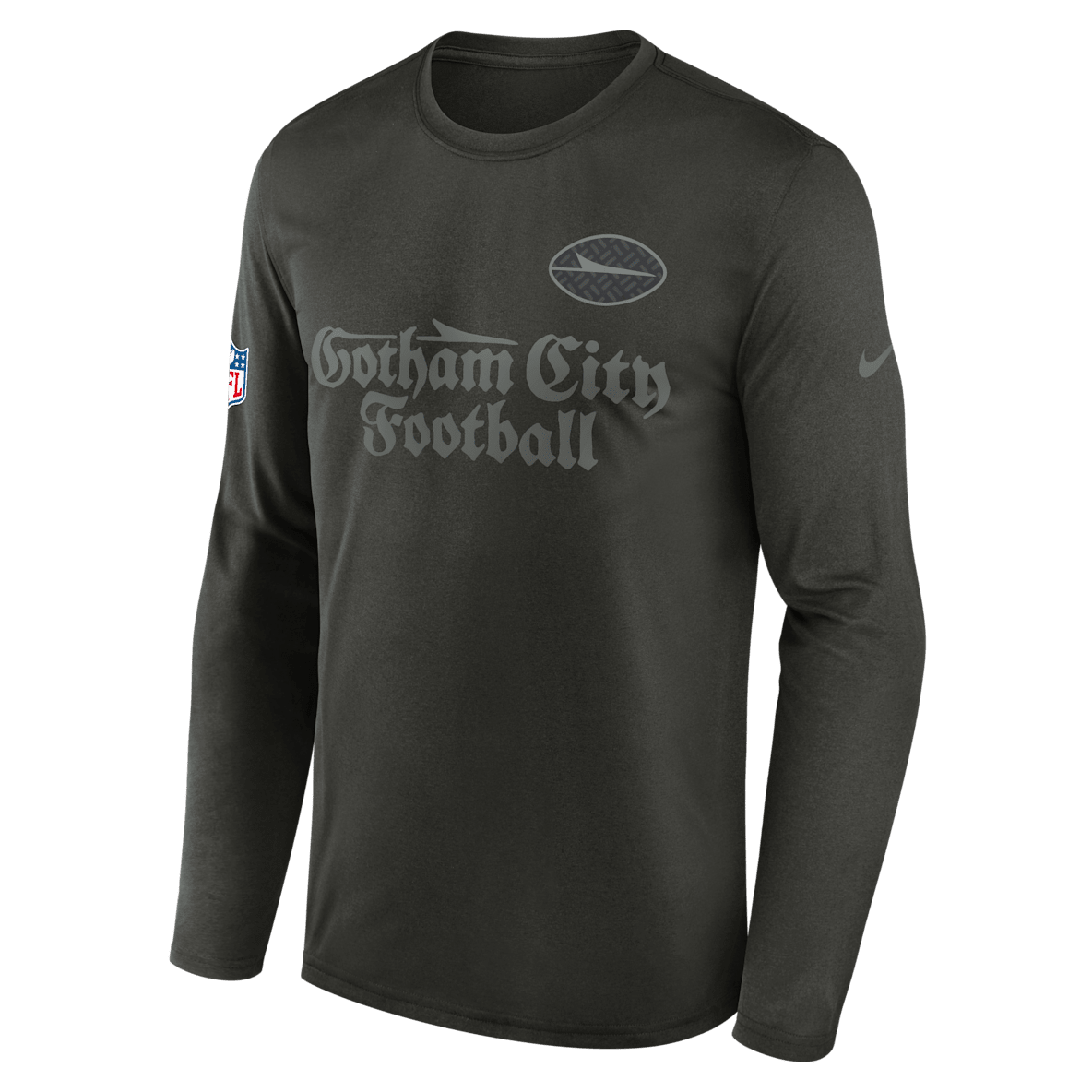 New York Jets Rivalries Collection Sideline Legend Small Logo New York Jets Rivalries Collection Sideline Legend Small Logo Men's Nike Dri-FIT NFL Long-Sleeve T-Shirt