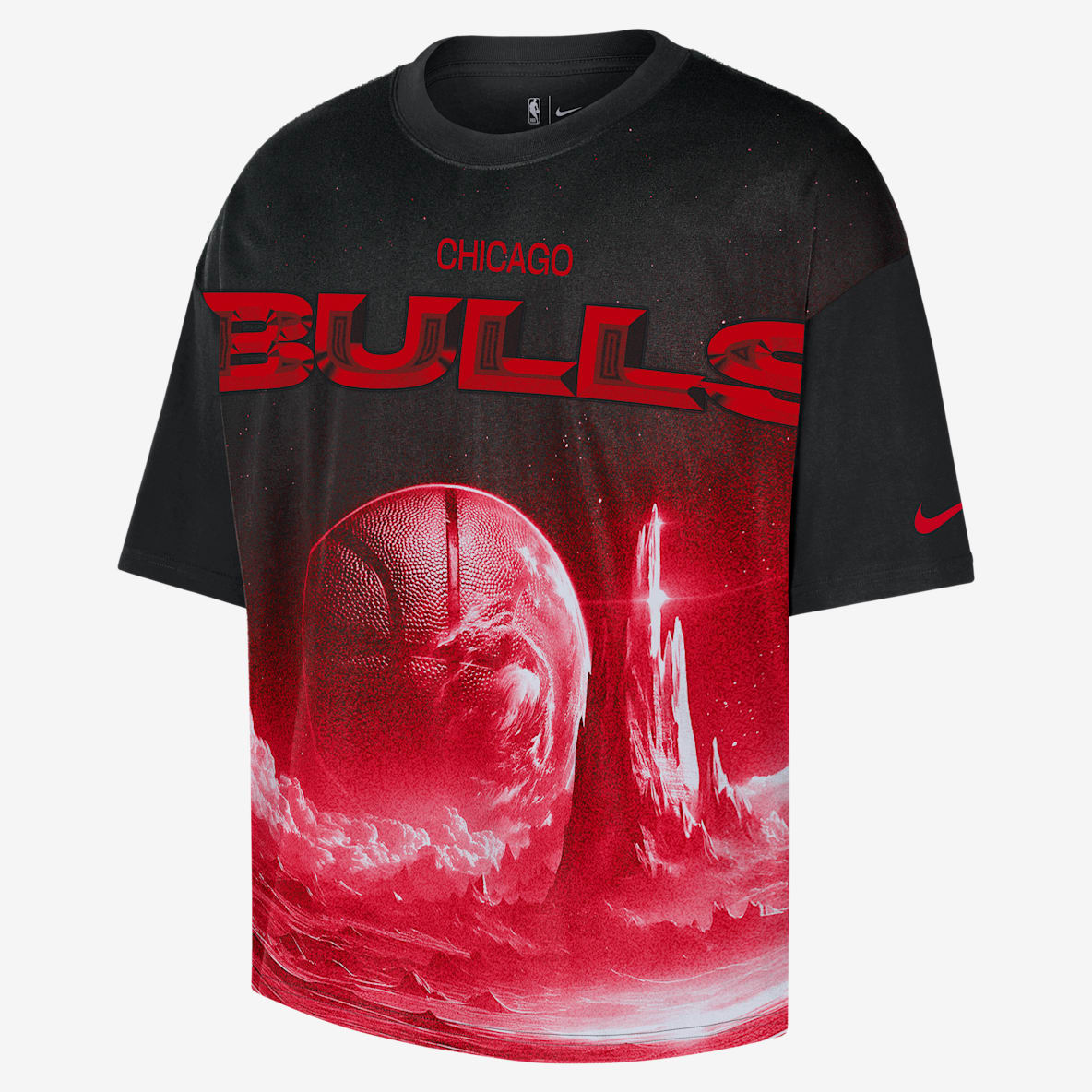 Chicago Bulls Courtside Chicago Bulls Courtside Men's Nike NBA Boxy T-Shirt