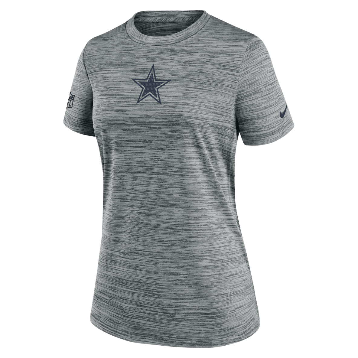 Dallas Cowboys Sideline Team Issue Velocity Dallas Cowboys Sideline Team Issue Velocity Playera Nike Dri-FIT de la NFL para mujer