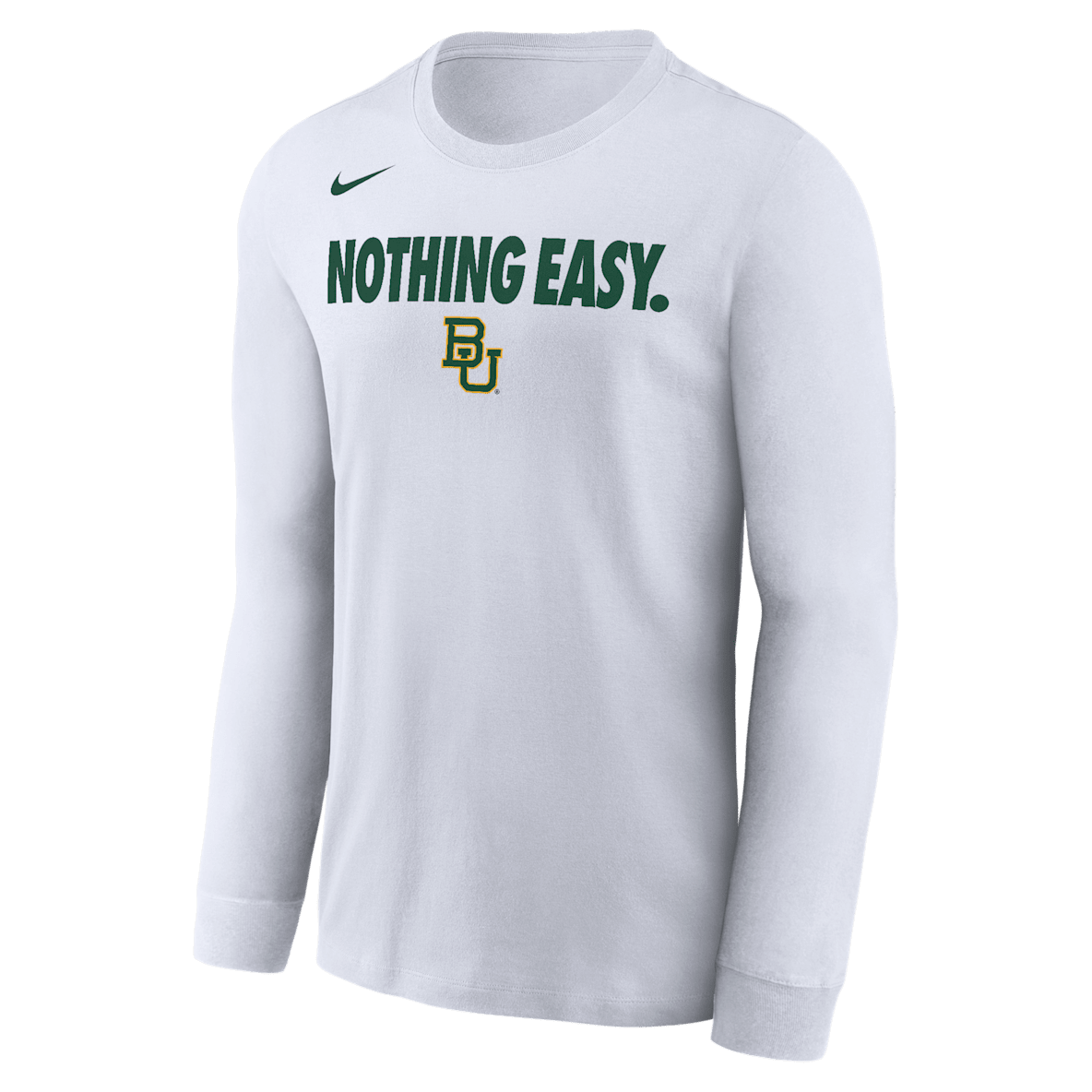 Baylor Baylor Playera de manga larga universitaria Nike para hombre