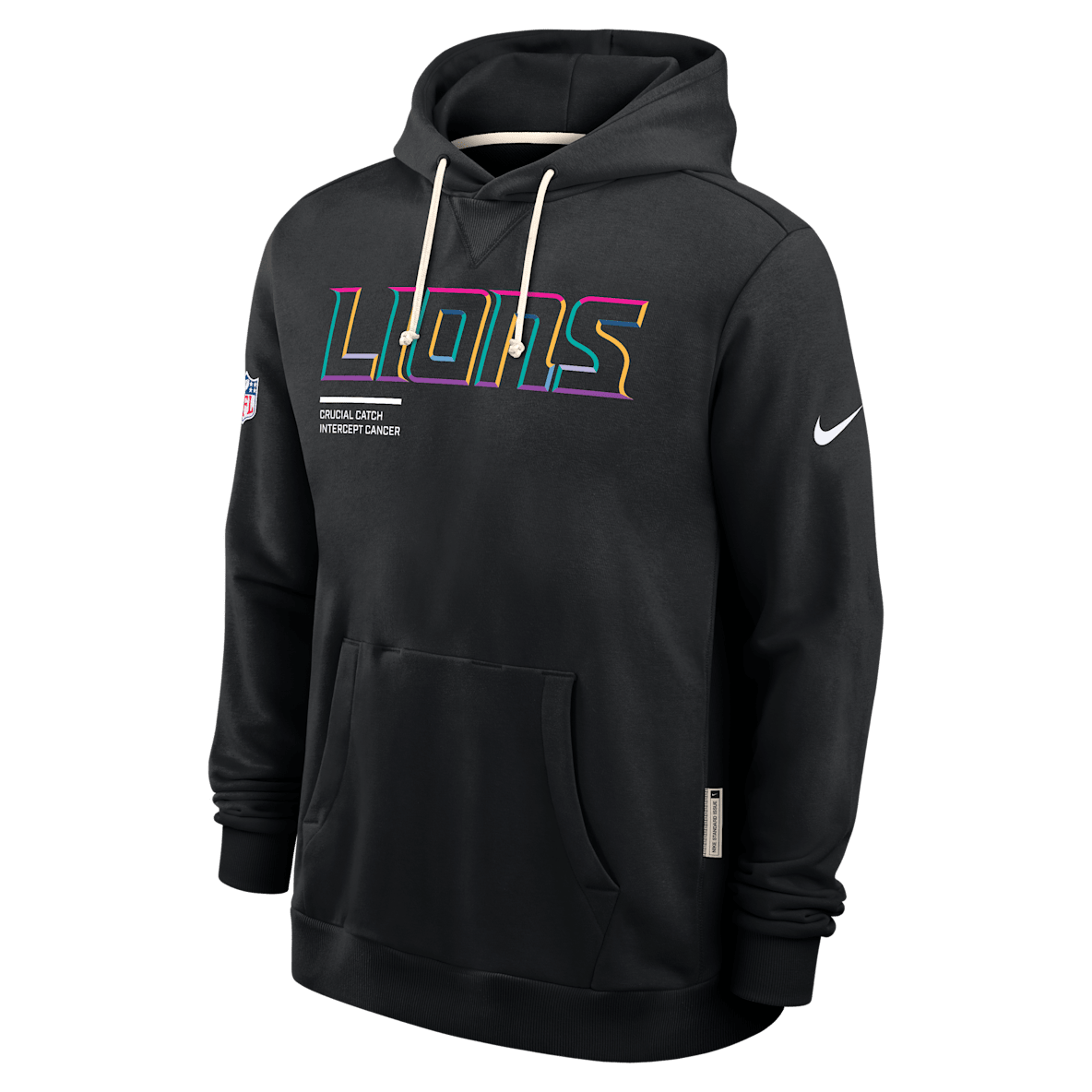 Detroit Lions Crucial Catch Sideline Detroit Lions Crucial Catch Sideline Men's Nike Dri-FIT NFL Pullover Hoodie