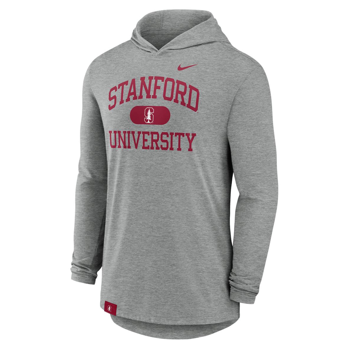 Stanford Cardinal Blitz Stanford Cardinal Blitz Playera de manga larga con gorro universitaria Nike Dri-FIT para hombre