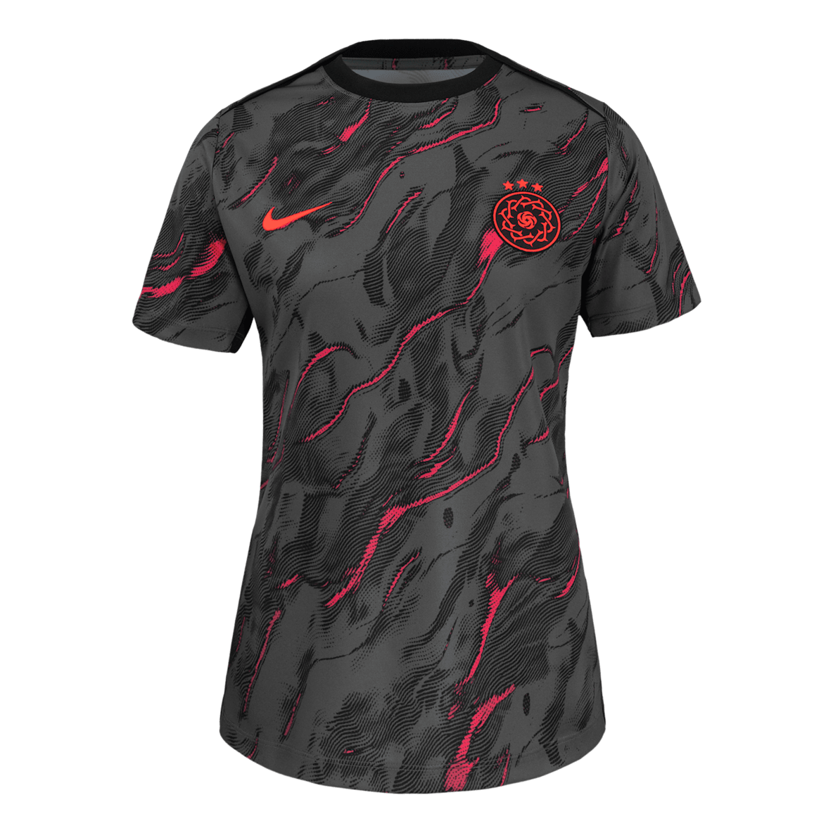 Portland Thorns FC 2025 Portland Thorns FC 2025 Women's Nike NWSL Short-Sleeve Pre-Match Top