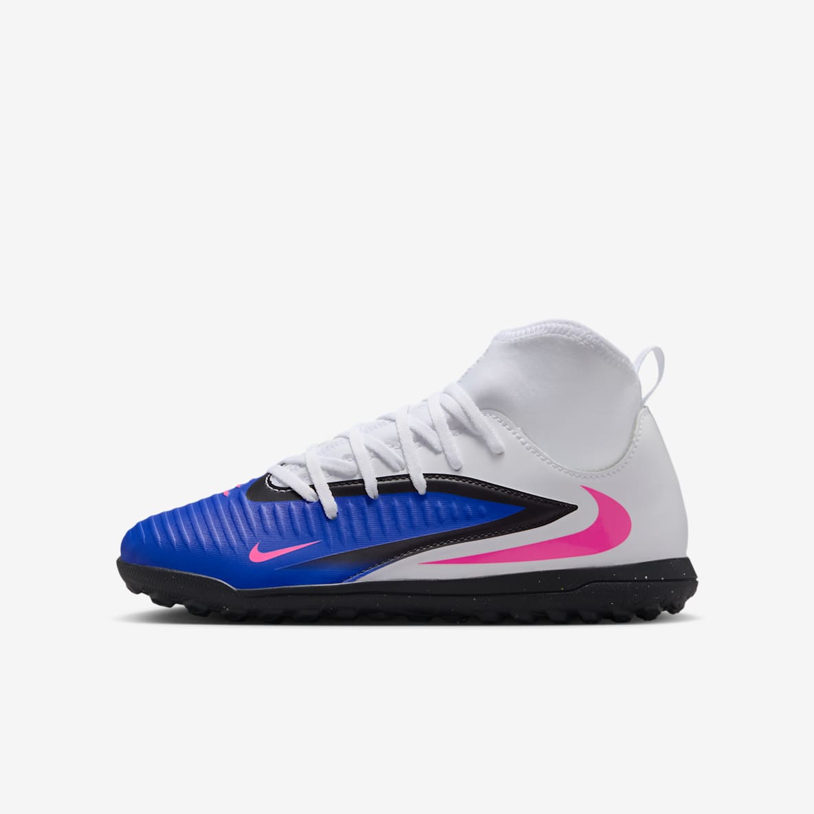 Nike Jr. Phantom 6 High Club Big Kids' Turf Soccer Shoes