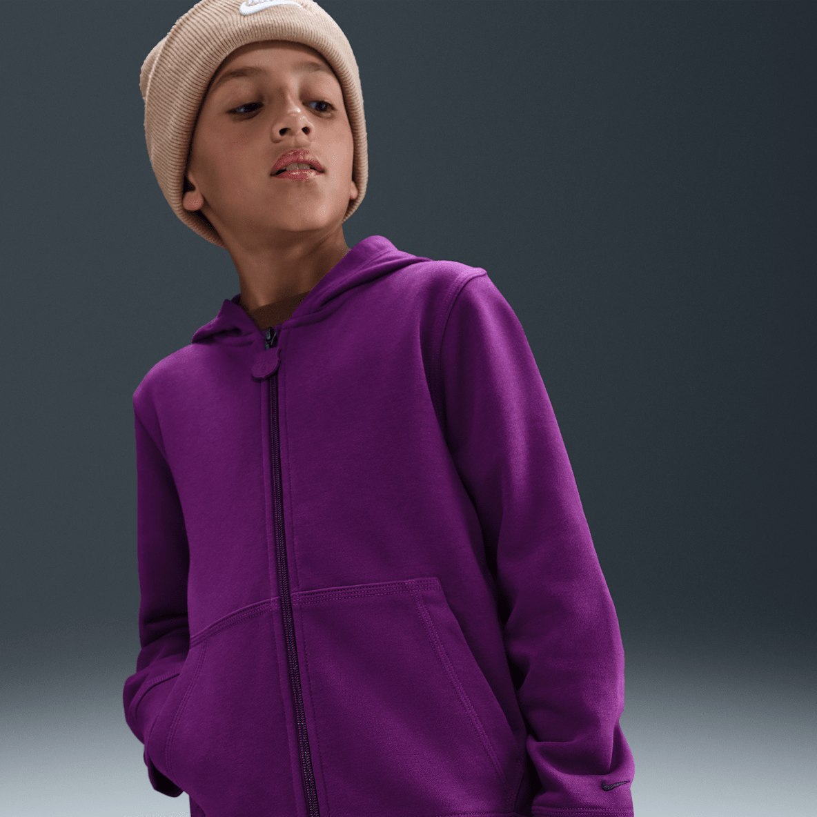 F.C. Barcelona Club F.C. Barcelona Club Older Kids' (Boys') Nike Football Full-Zip Hoodie