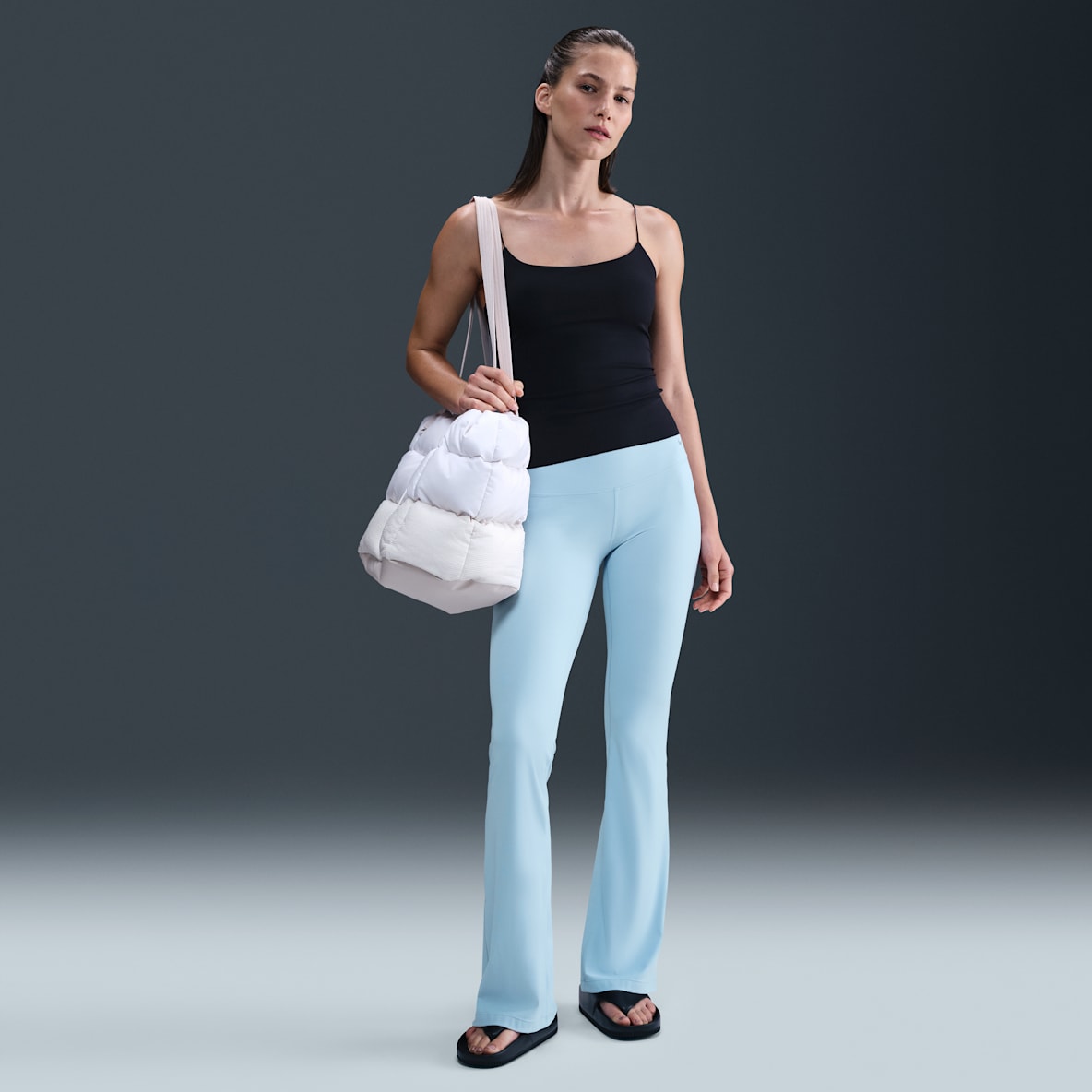 Nike Zenvy Nike Zenvy Leggings de tiro alto acampanados para mujer
