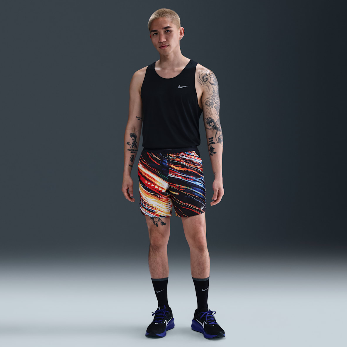 ナイキ ストライド ナイキ ストライド メンズ Dri-FIT 18cm ランニングショートパンツ (インナー付き)