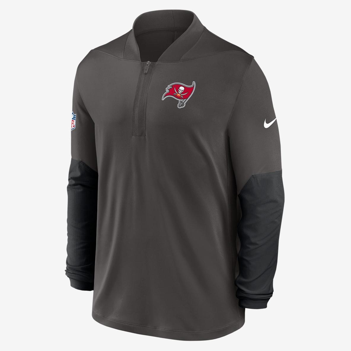 Tampa Bay Buccaneers Feel The Pressure Tampa Bay Buccaneers Feel The Pressure Men's Nike Dri-FIT NFL 1/2-Zip Top
