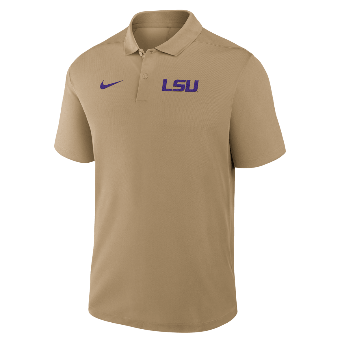 LSU Primetime Victory Primary Logo Men's Nike Dri-FIT College Polo