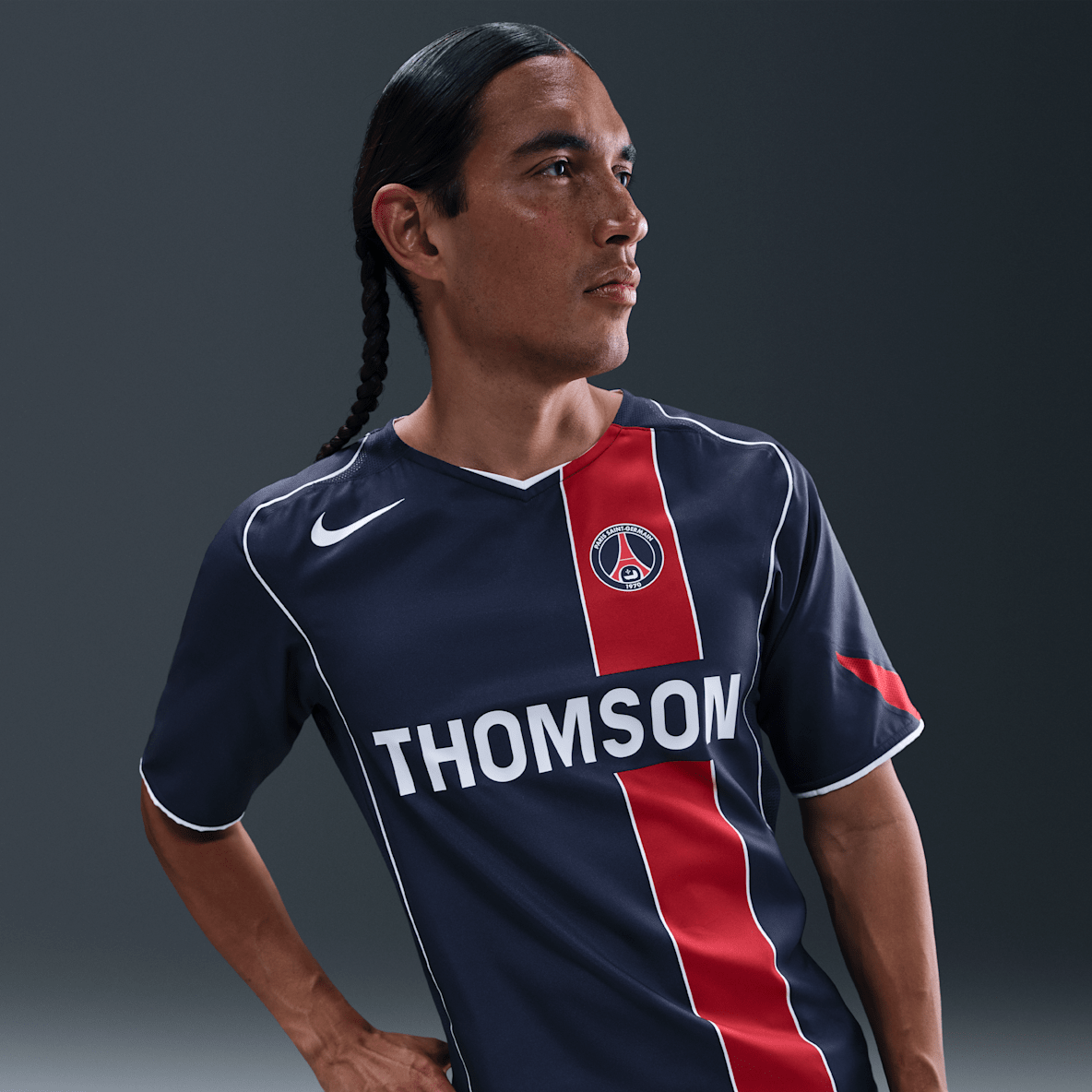パリ サンジェルマン (PSG) 2004 トータル 90 リイシュー パリ サンジェルマン (PSG) 2004 トータル 90 リイシュー メンズ ナイキ サッカー レプリカ ユニフォーム
