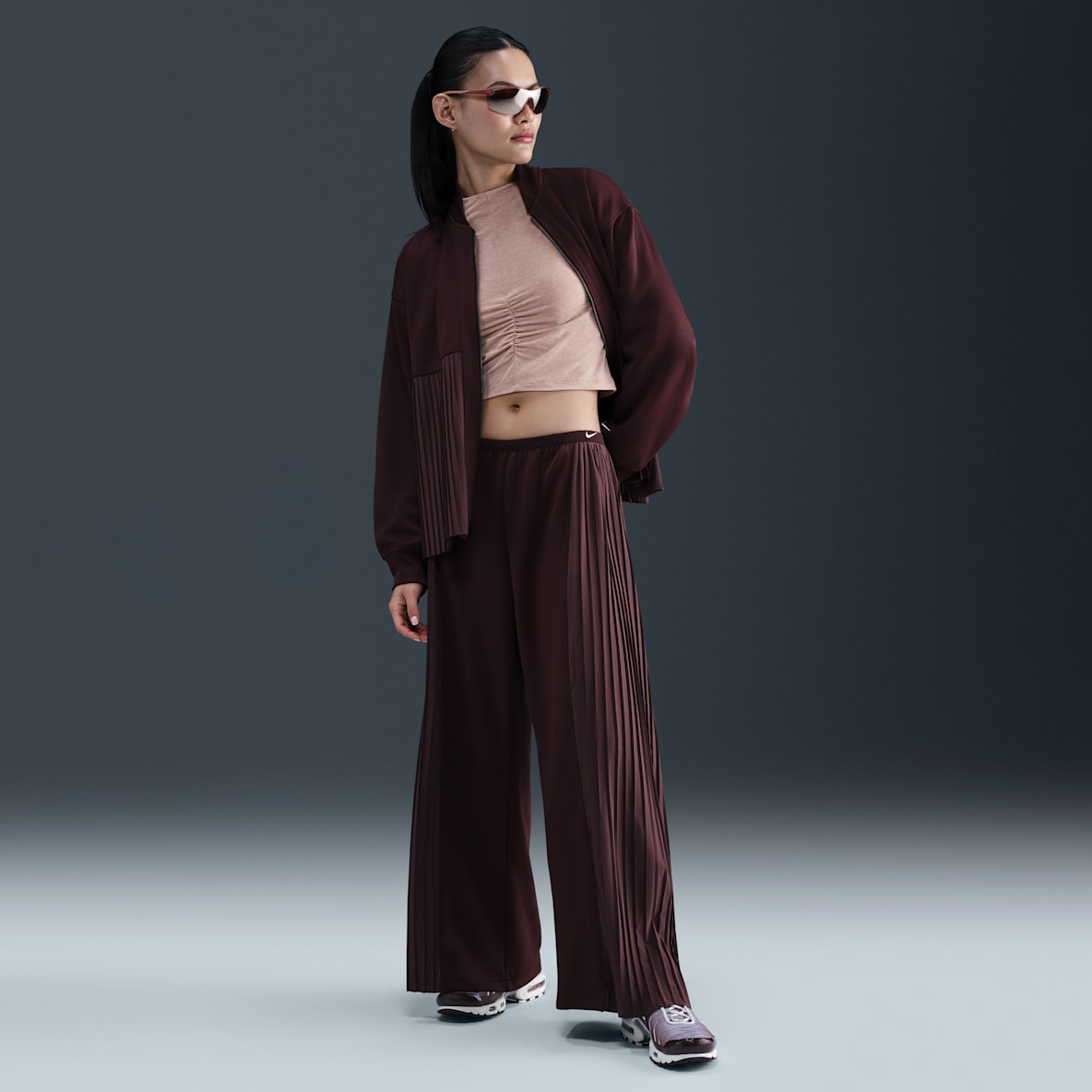 나이키 스포츠웨어 나이키 스포츠웨어 여성 플리츠 팬츠