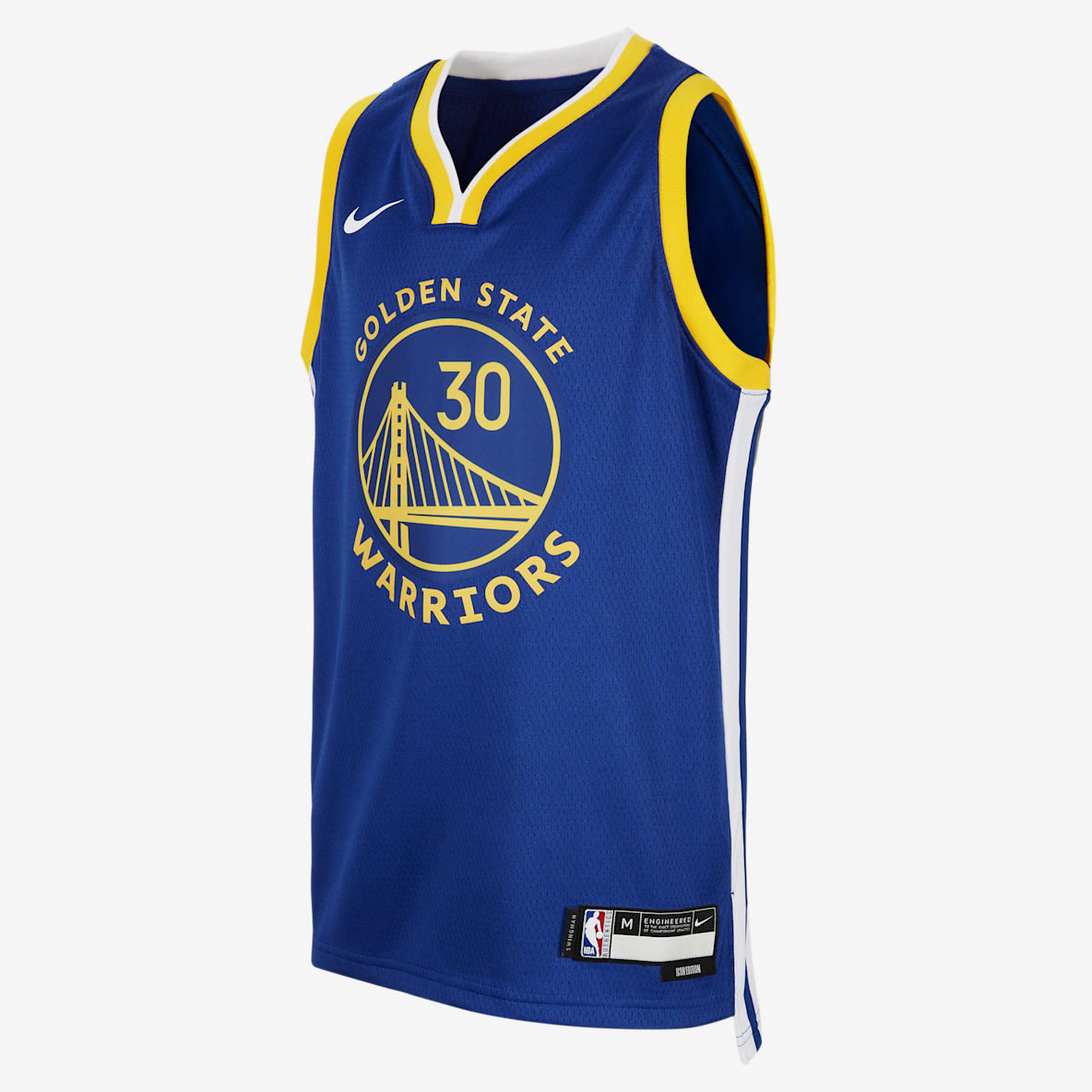 Golden State Warriors 2023/24 Icon Edition Golden State Warriors 2023/24 Icon Edition Koszulka dla dużych dzieci Nike NBA Swingman