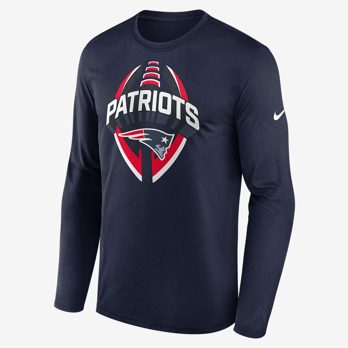 New England Patriots Legend Icon New England Patriots Legend Icon Men's Nike Dri-FIT NFL Long-Sleeve T-Shirt