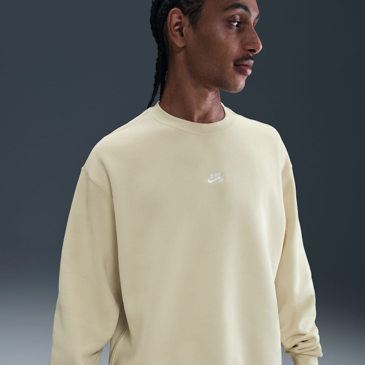 Nike SB Nike SB Sudadera de cuello redondo de skateboarding de tejido Fleece