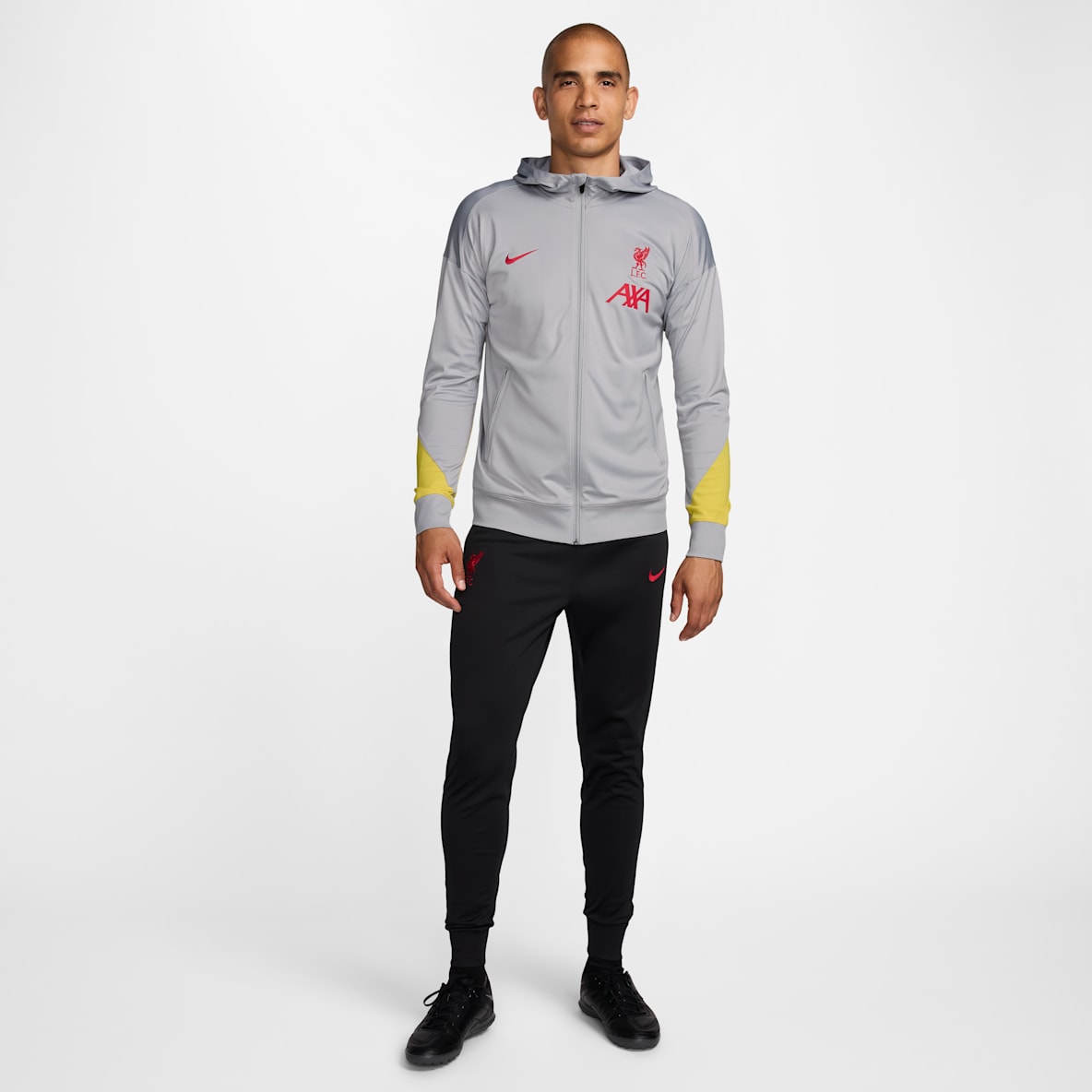 Liverpool FC Strike – Terza Liverpool FC Strike – Terza Tuta da calcio in maglia con cappuccio Nike Dri-FIT – Uomo