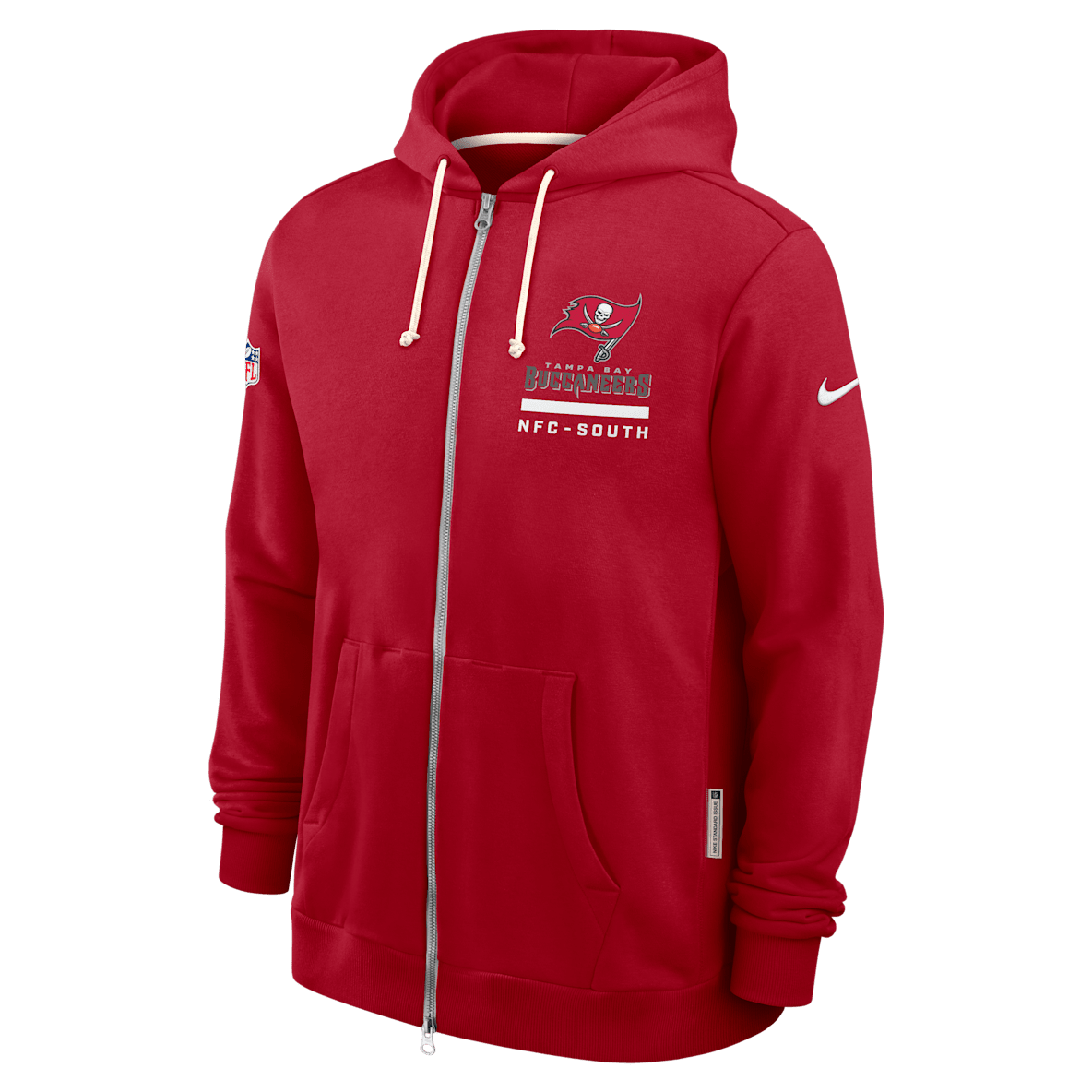 Tampa Bay Buccaneers Utility Player Sideline Men's Nike Dri-FIT NFL Full-Zip Hoodie